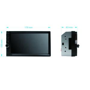 Dashboard Double Din Bluetooth Navigation Auto Multimedia Player