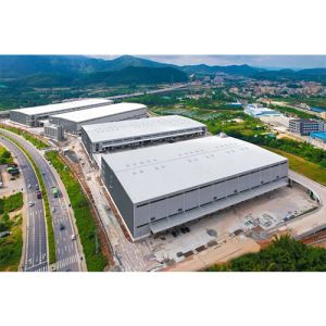 Steel Structure Light Workshop Building with Welding Cutting Bending Services