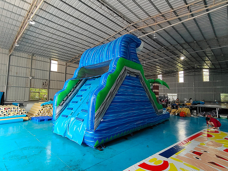 EN14960 8x3x4m Inflatable Water Slides Indoor Inflatable Water Bounce House