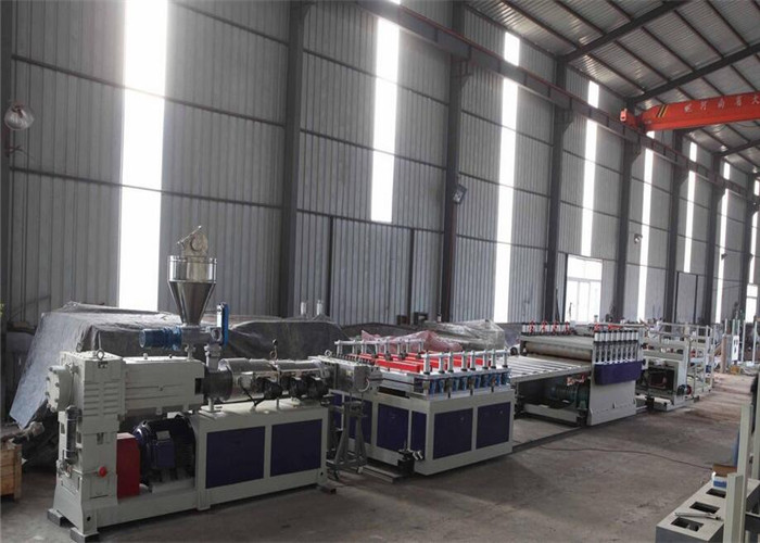 PVC Building Foam Board Machine , Kitchen Foamed Board Extrusion Line for Furnitiure