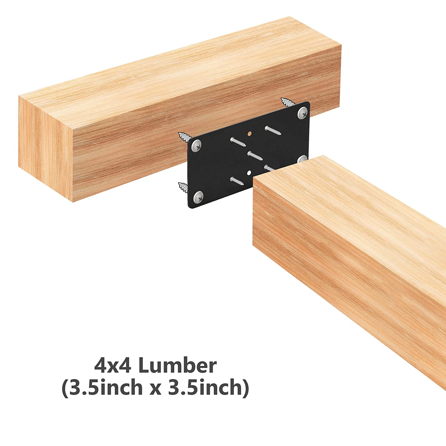 Nonstandard Well Design Post Anchor Base Metal Plate for Deck Railing Wood Fence Mail Post Base Mounting