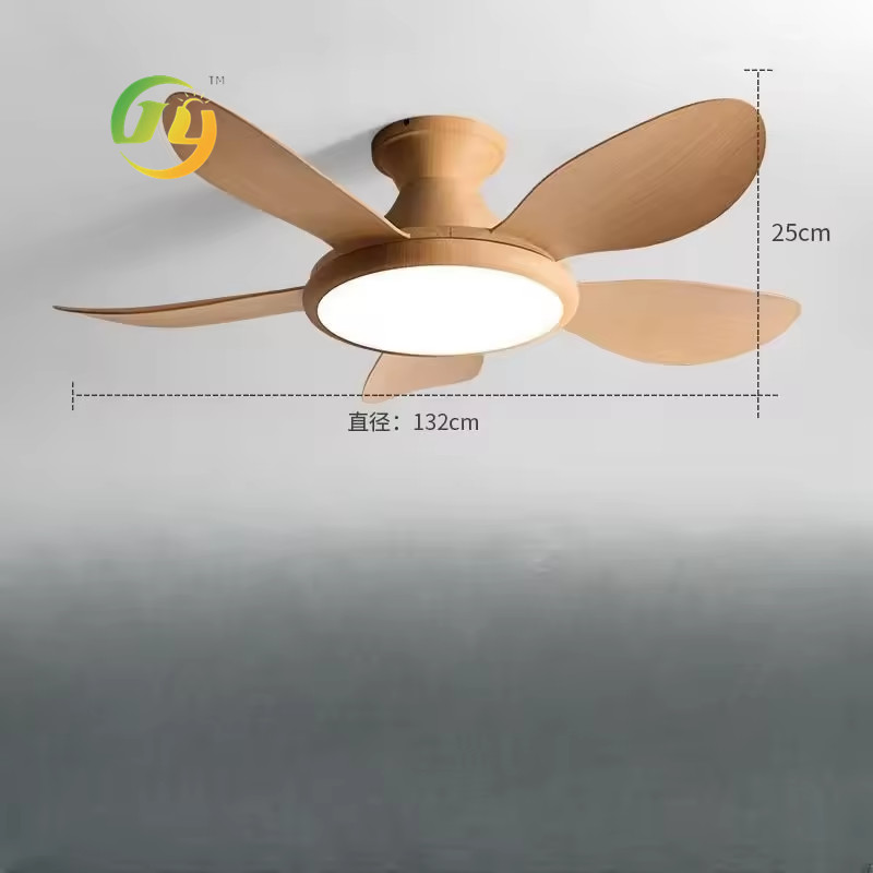SENKAI Nordic and American Retro Ceiling Fan Lights Fandelier LED with Remote for Home Use