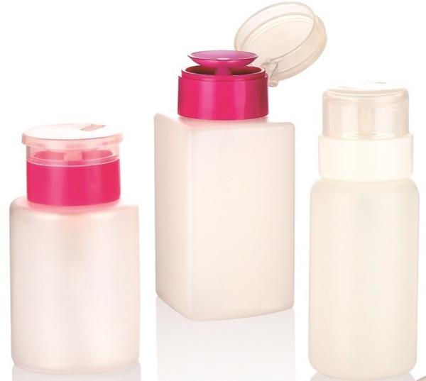 Customized Colour PP Material Empty Nail Polish Remover Bottle 100ml 120ml 150ml