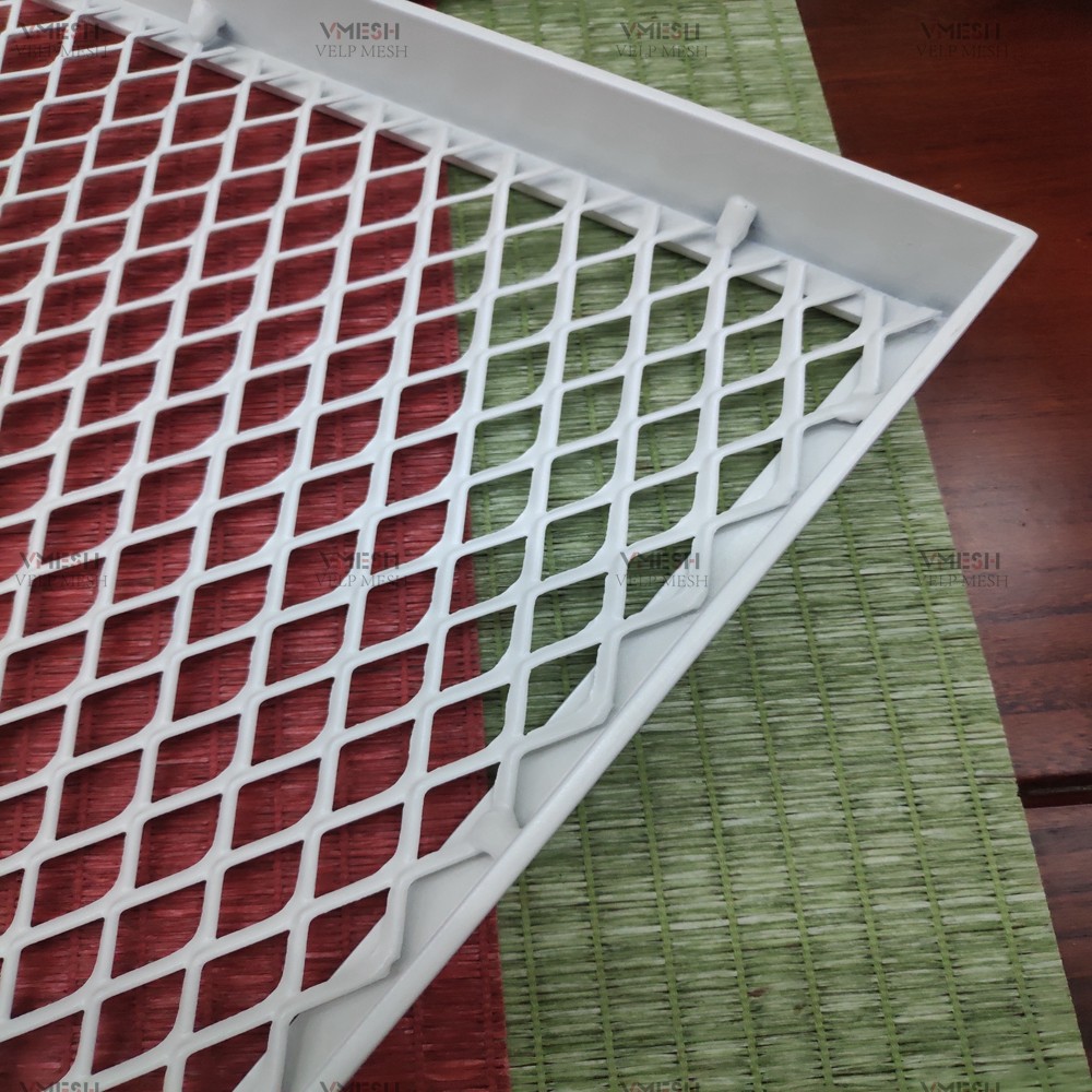 Standard Diamond Hole Aluminium Expanded Mesh For Ceiling System