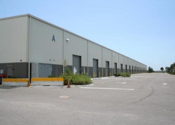 Galvanized Steel Construction Building , Structural Steel Workshop With PVC