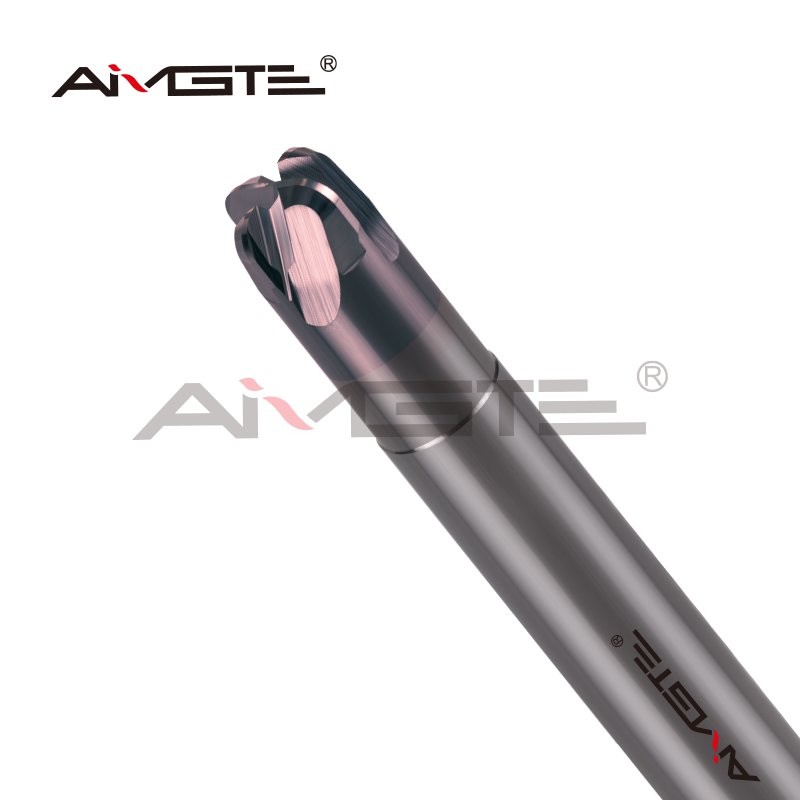 Solid Carbide Bull Nose End Mill AlTiN Coated Carbide Radius Cutter h6 High Efficiency