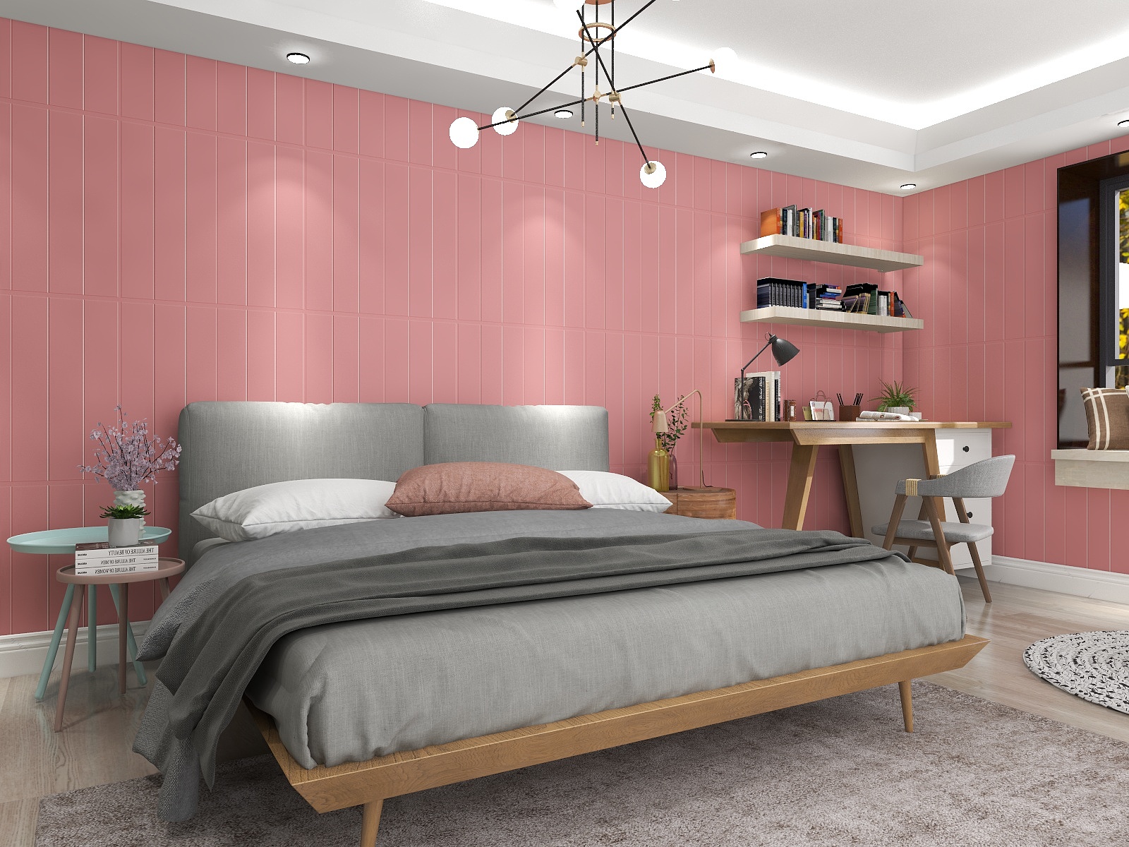 Modern Style 3D Wood Panel Wall Covering Stickers with Waterproof Technology