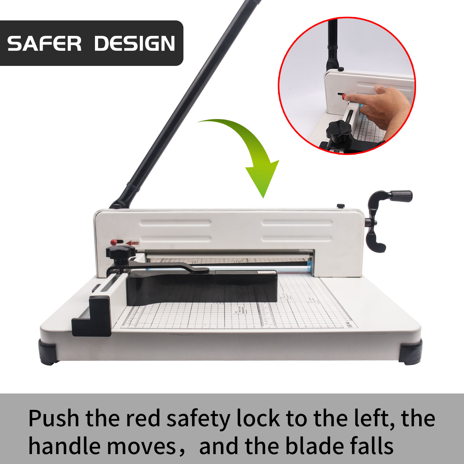 A4 Heavy Duty Paper Cutter for Office and Home Cutting Thickness 4cm/400 Sheet 70gsm
