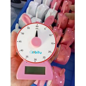 ABS 12speed rabbit digital count down timer for kids