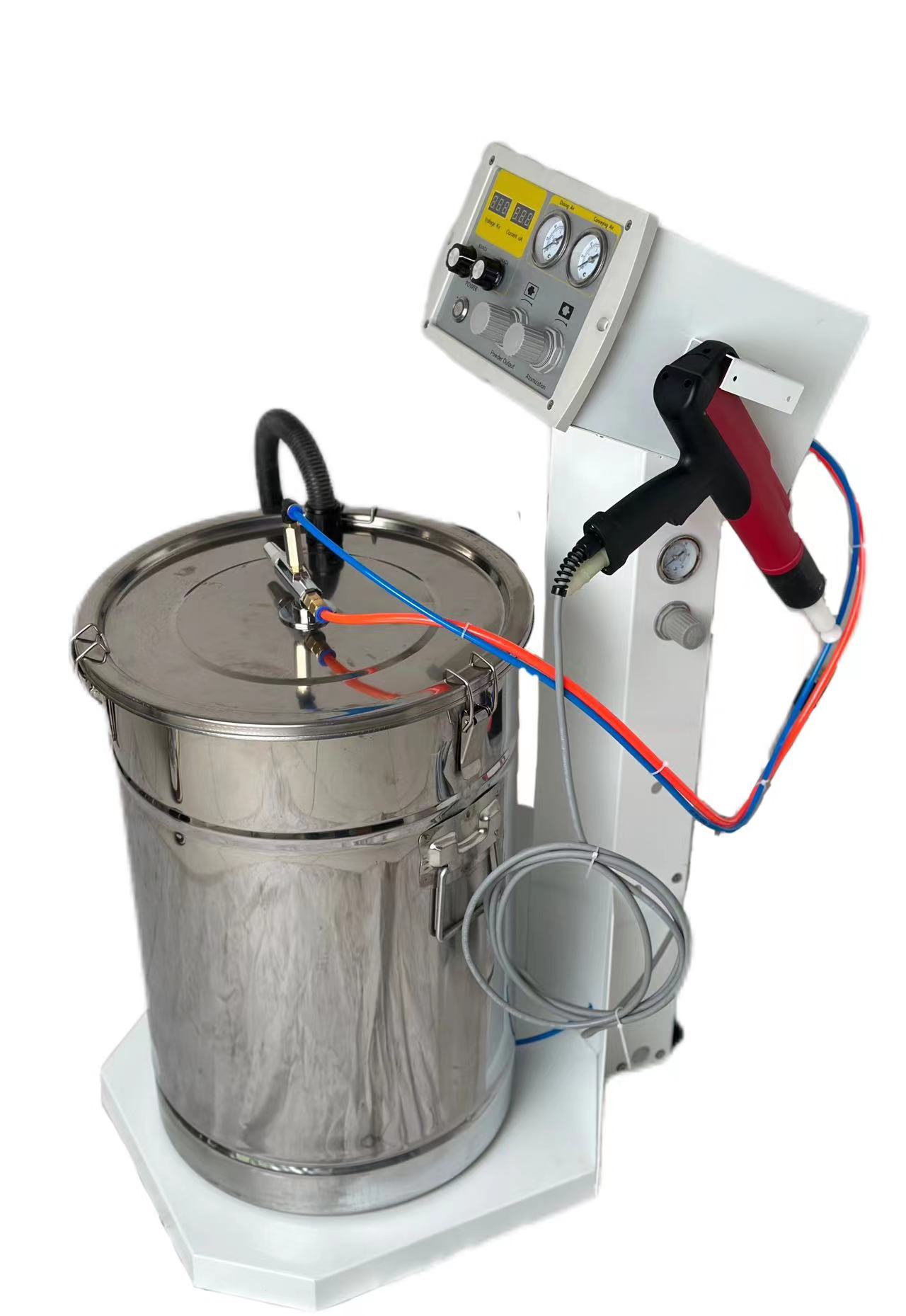 Metal Surface Powder Coating Function HXC-310 Professional Coating Machine With Roller