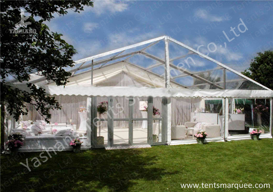 Beautiful Partition Wall Decorated Aluminum Large Outdoor Wedding Tents 20x30M