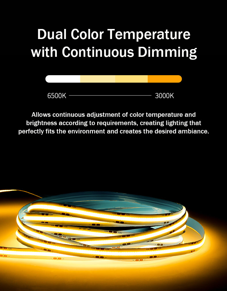 90Ra 110V220V 120leds 8mm 3000K Waterproof Die-Cutting Board SMD2835 LED Strip Light