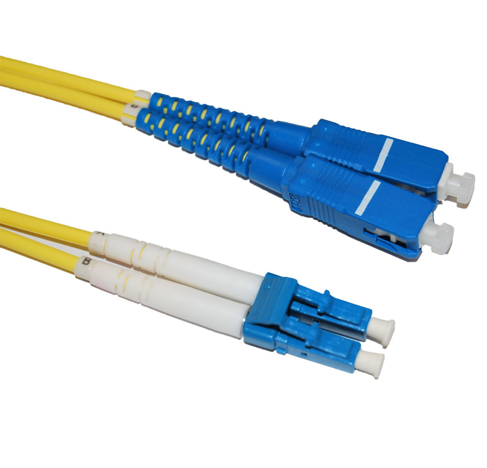 High Reliability Fiber Optic Patch Cord SC / UPC to SC / UPC SX SM 0.9mm LSZH