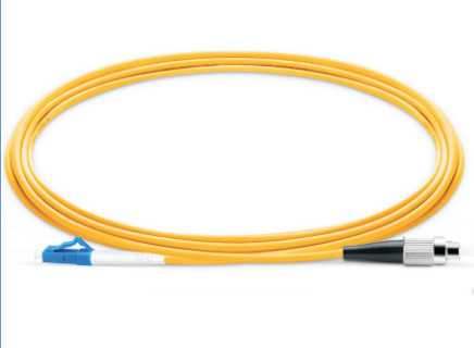 Simplex Duplex Fiber Optic Cable , LSZH Patch Cord CCTV Application
