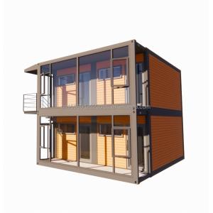 China Galvanized Steel Square Tubes 20ft Detachable Flat Pack Shipping Container for Modern Home Villa Mall School on sale