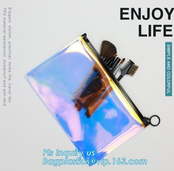 eco-friendly clear vinvyl pvc slider zip bags ziplock bag, slider zipper bag