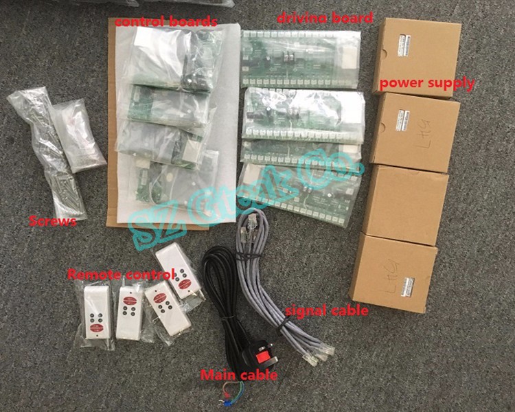 7 segment large led display digital thermometer panel