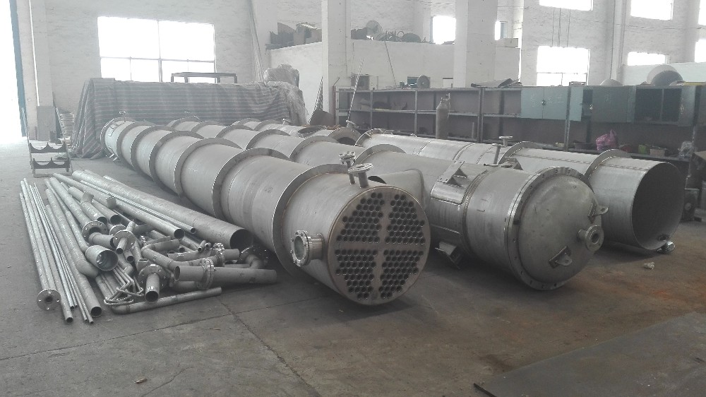 Stainless Steel Sanitary Shell And Tube Heat Exchanger In Oil Refinery