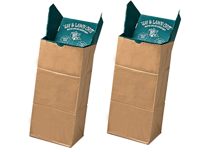 30 Gal Biodegradable Lawn And Leaf Bags Paper Garden Waste Bags