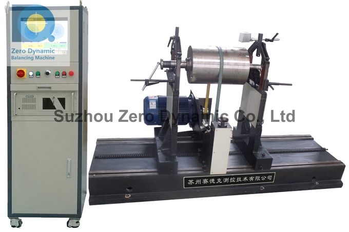Hard Bearing Belt Drive Balancing Machine For Rotors / Rollers / Spindles