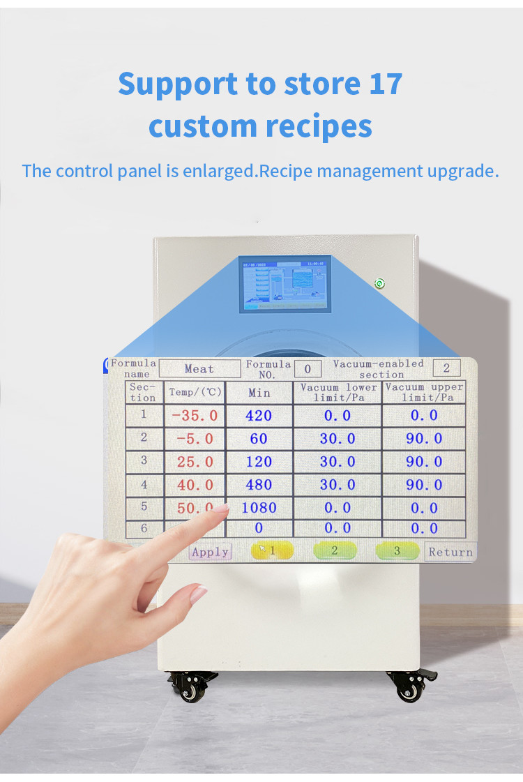 Lanphan Home Strawberry White Vacuum Freeze drying Machine With Vacuum Pump Or No Oil Pump