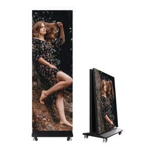 Foldable P1.86 P2 P2.5 LED Poster Screen for Shop Mall Customized Remote Device Management and Hanging Installation Type