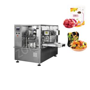 China Sugar Chocolate Candy Rotary Packing Machine PLC Control 50bags/Min on sale