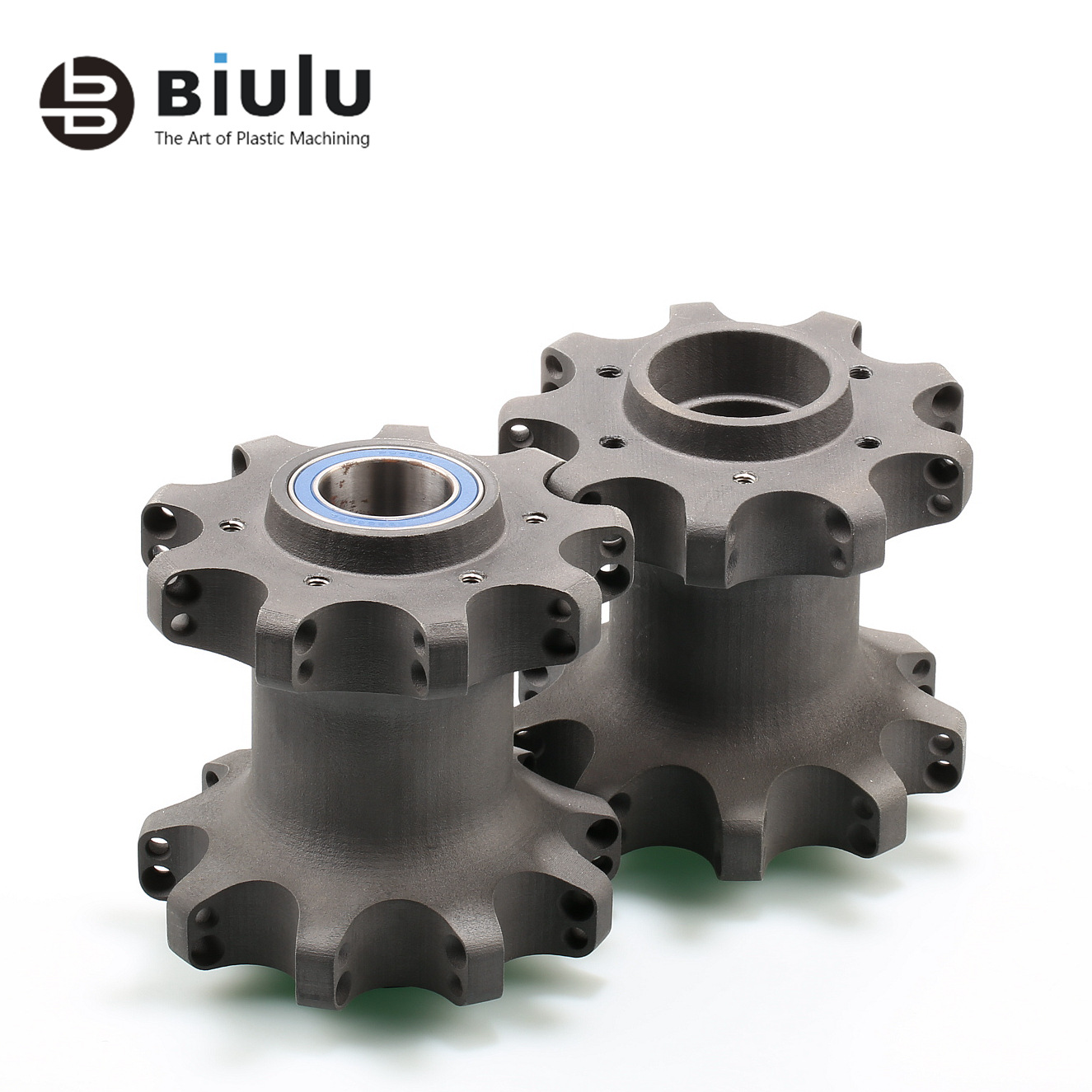 3D Print 5 Axis CNC Plastic Machining Multiple Process Rapid High Precision Nylon Part