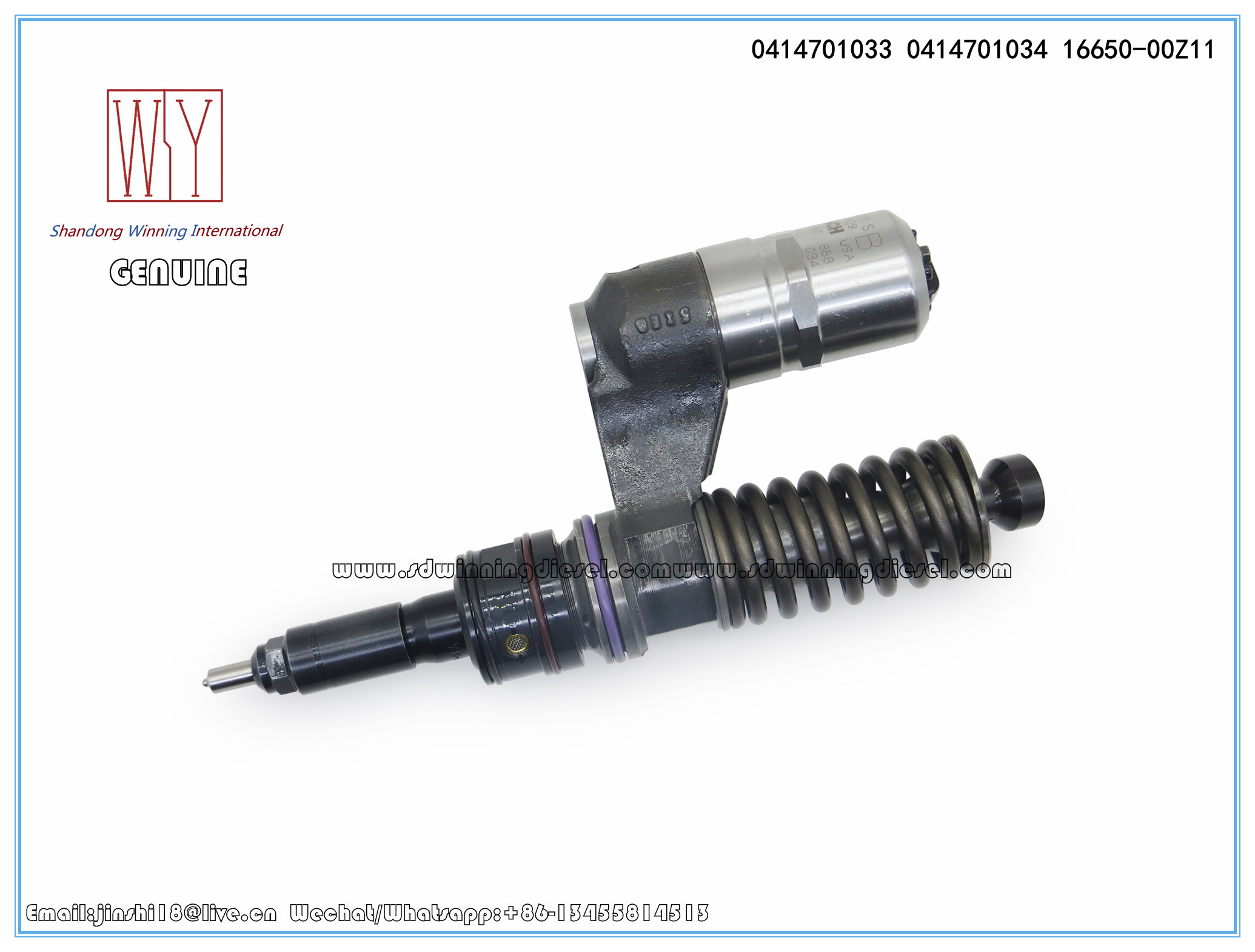 BOSCH GENUINE AND BRAND NEW DIESEL FUEL UNIT PUMP, INJECTOR 0414701033, 0414701034, 16650-00Z11