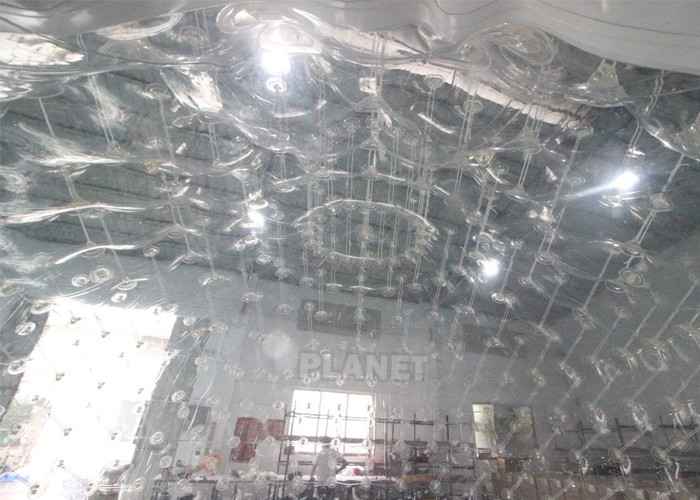 4m Transparent Inflatable Tent Camping Blow Up Tent Outdoor Events Waterproof Inflatable Bubble Dome Tent