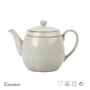 1385ml Ceramic Teapot Set / Stoneware Teapot Bulk With Reactive Glaze