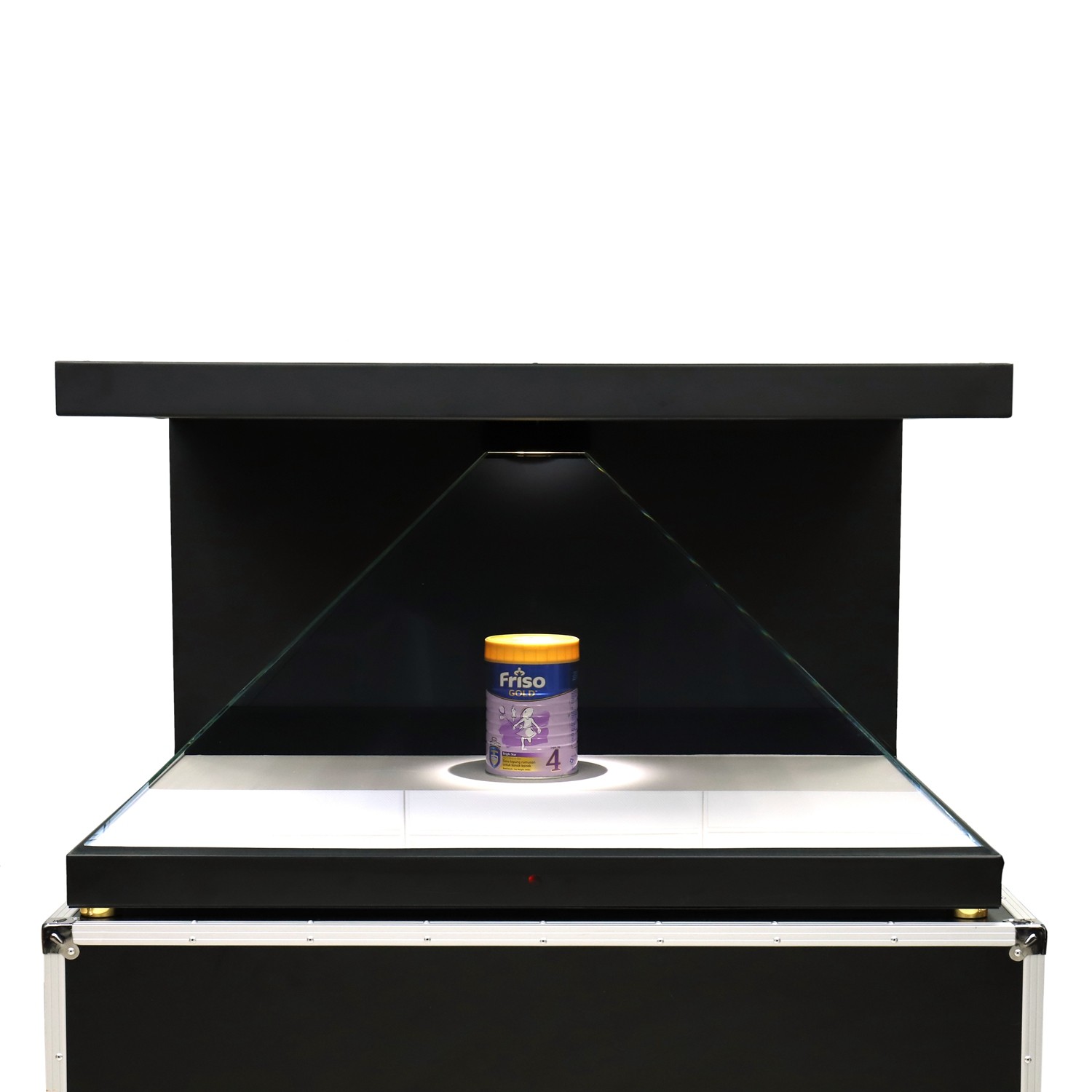 22inch 270 Degree Holo Cube 3D Hologram Showcase Display Pyramid Full HD Resolution