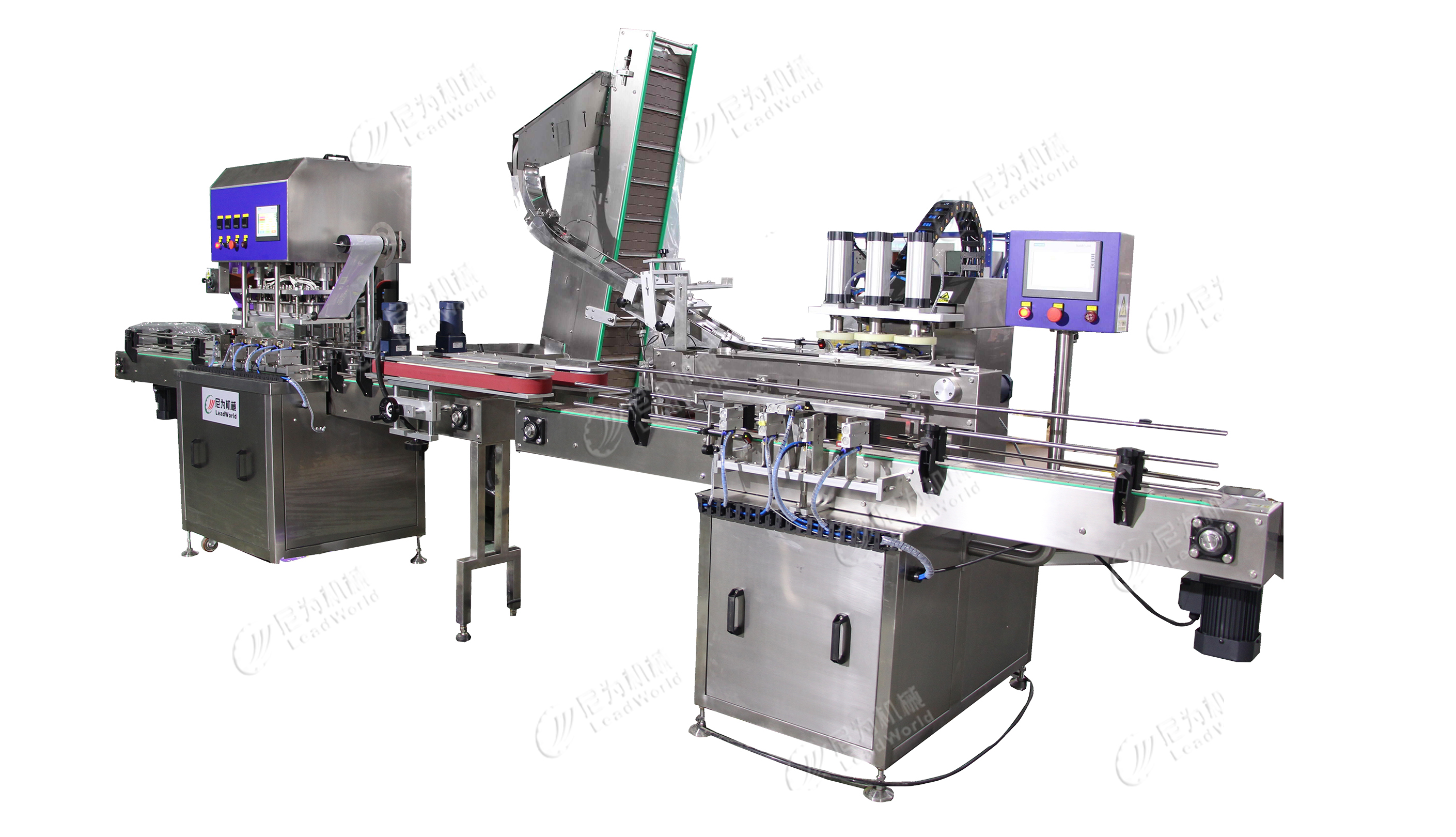 Glass Bottle Canned Food Vacuum Screw Capping Machine 380V