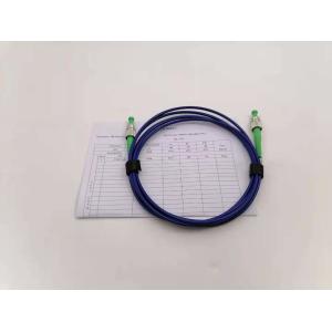 Dia 3.0mm Armored PM Fiber Optic Patch Cord FC/APC To FC/APC