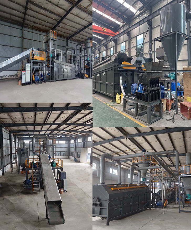 2024 Abandoned Metal Dismantling Plant for Environmental Waste TV Fridge Recycle Line
