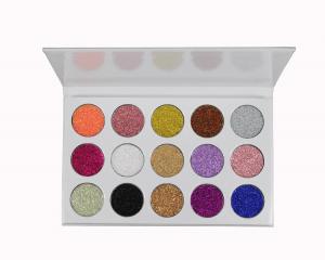  Private Label Eyeshadow Palette 15 Color Glitter Eyeshadow Pressed Glitter Manufactures