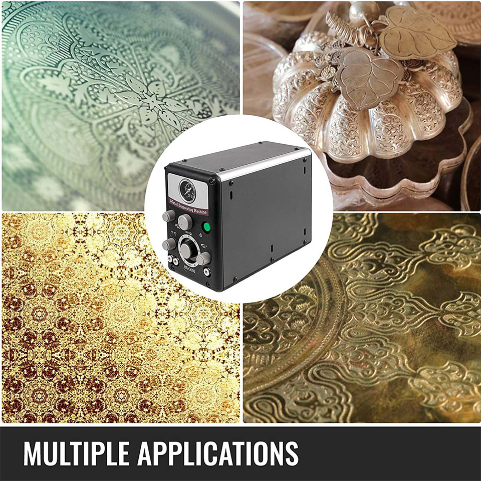 280*150*190mm Pneumatic Jewelry Engraving Machine 400-8000rpm