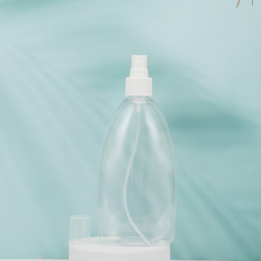 Clear Round PMMA Lotion Bottles 250ml 300ml 500ml Sample Provided White/Customer Request