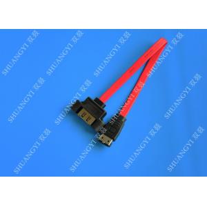  PVC Power Serial ATA High Speed SATA Cable 15 Pin SATA To ESATA 7 Pin Manufactures