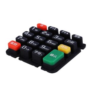Pos Machine Silicone Keyboard Customised Rubber Parts and Plastic Parts