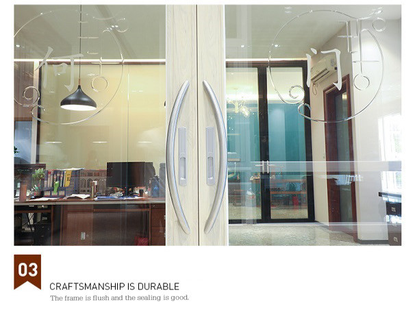 Tempered TS8457 2mm Foldable Glass Doors For Home