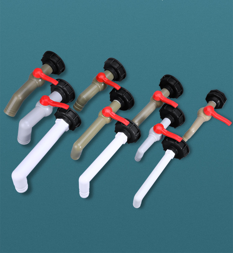 Reducing Water Waste S60x6 Adapter Faucet for IBC Tank Tap Coarse Thread 1/2 3/4 1inch