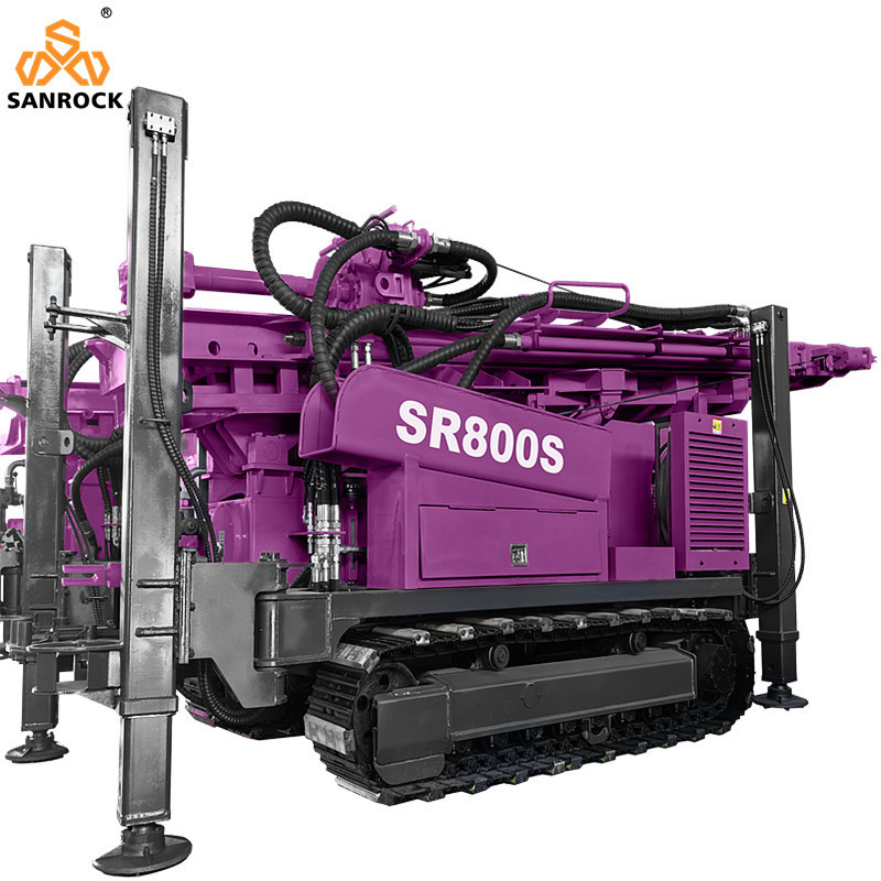 Portable Water Well Drilling Rigs Deep Well Drilling Machine Lifting Force 52T Water Well Drill Rig