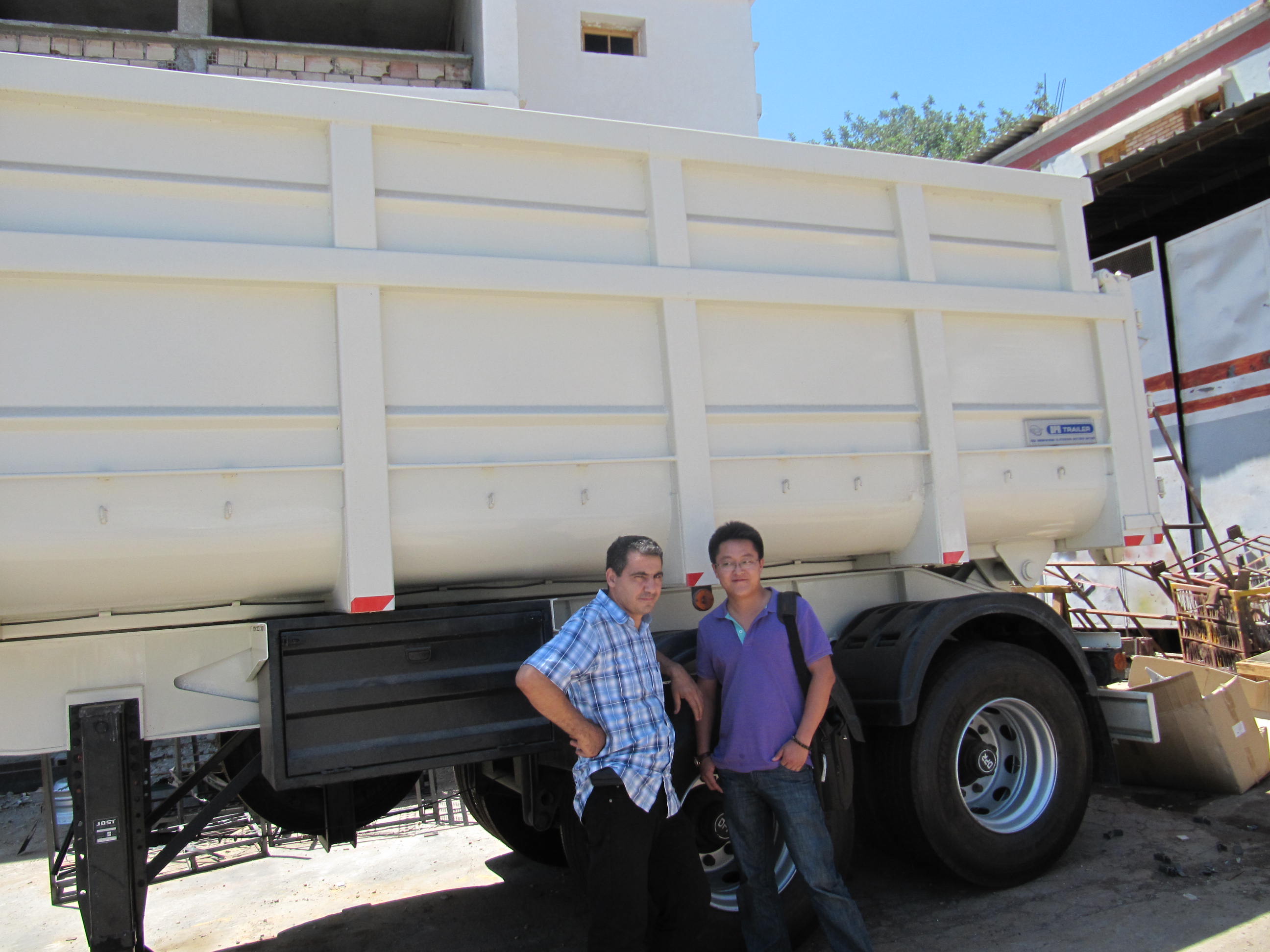 Max Payload of 40T Semi-Trailer for Terminal Container Chassis