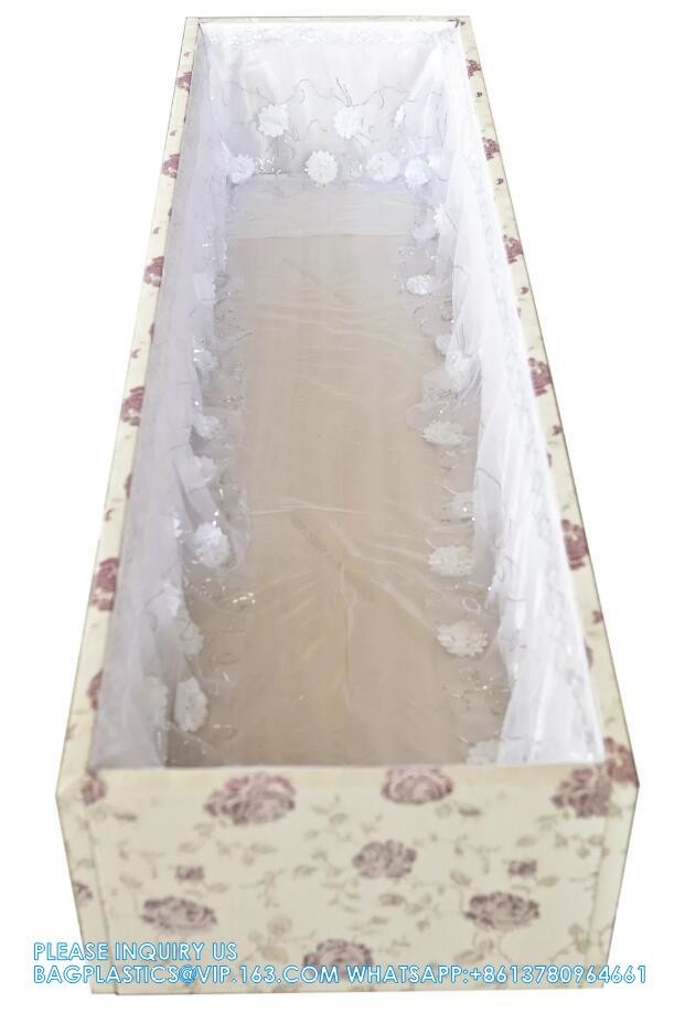 Japanese Plywood Casket Wooden Coffin With Flower Painting Casket Wooden Coffin OEM Japanese Wooden Coffin