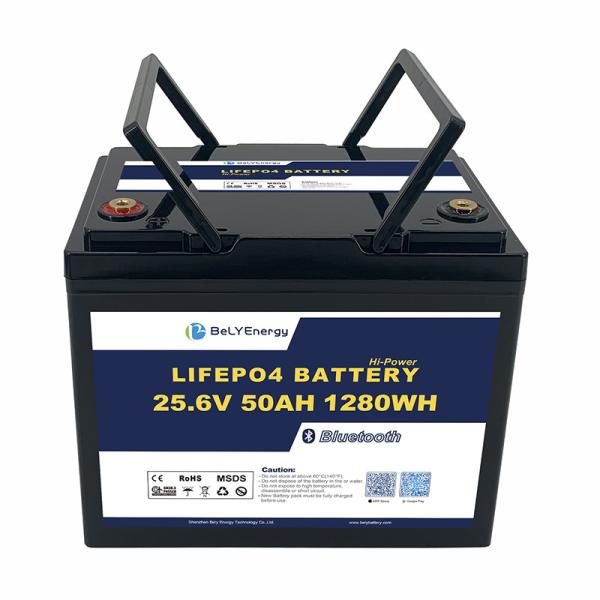 Brand New High Performance 25.6V 50Ah Lifepo4 Battery For Electric Tools And