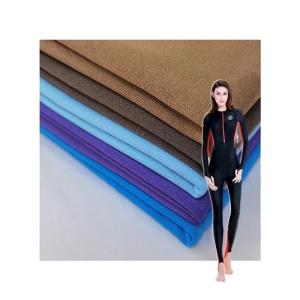  75D Nylon Stretch Weft Knitting Fabric Customized Color For Scuba Swimsuit Bikini Manufactures