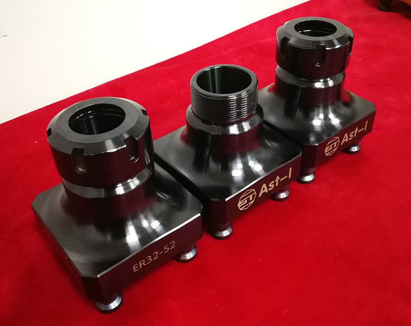 Superhard Steel Precision Milling Machine Fixtures ER Type For 3 / 4 / 5 Axis CNC Clamping