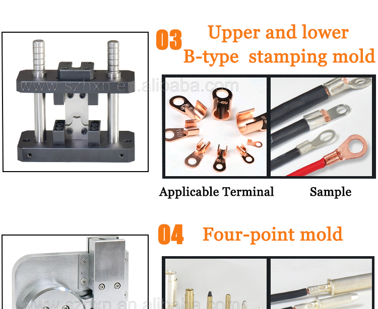 2.5-180mm2 Wire Hexagonal Terminal Crimping Machine for Energy Car Battery Cable Lug
