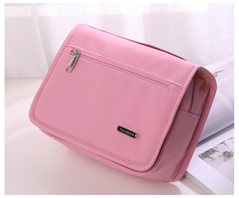 Lightweight Polyester Hanging Toiletry Travel Bag For Women